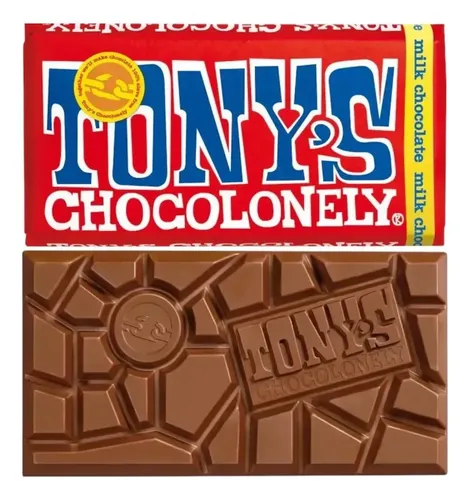 Chocolonely Tony s Barra de Chocolate ao Leite 180g | MercadoLivre