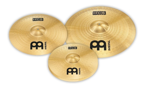 Set Platillos Meinl Hcs 14 16 20 + Hcs10 Splash + Funda
