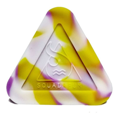 Reservatório De Silicone Triangular Color Squadafum  Amarelo