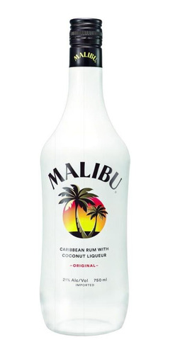 Rum Caribenho Com Coco Malibu Garrafa 750ml