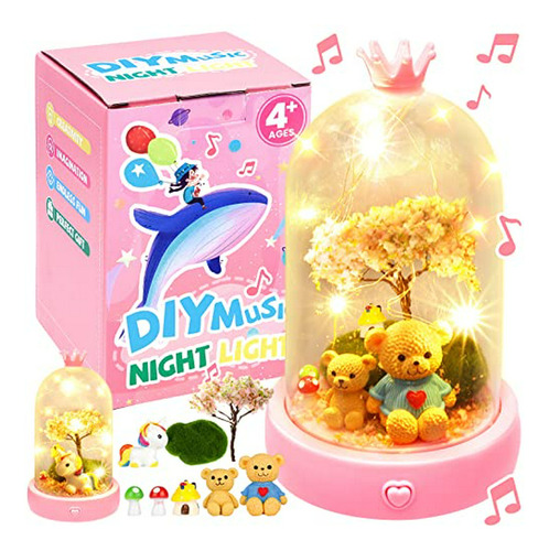 Manualidades - Satkago Music Box Nightlight Craft Kit Para N