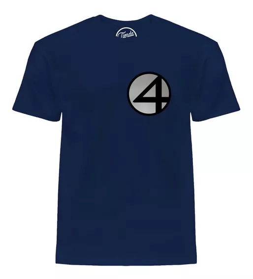 Playera 4 Fantásticos Escudo Fantastic Four Marvel T-shirt