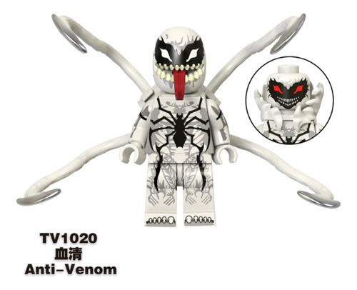 Minifigura Lego Antivenom Venom Spiderman Marvel Nuevo 
