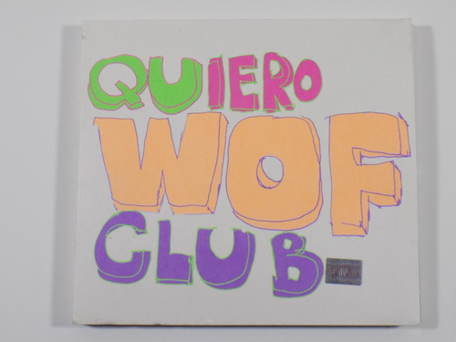 Quiero Club Wof Cd México Rock Alterna Latín Digipack 2006