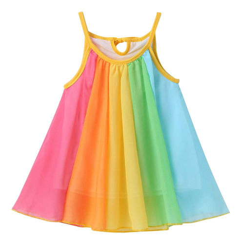 Ropa Infantil L Para Verano Con Costuras A Rayas, Princesa