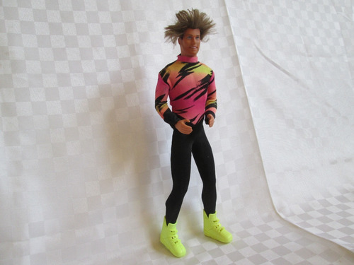 Ken Mattel 1990 - Muñecas Barbie Articuladas 30 Cm. (Usado)