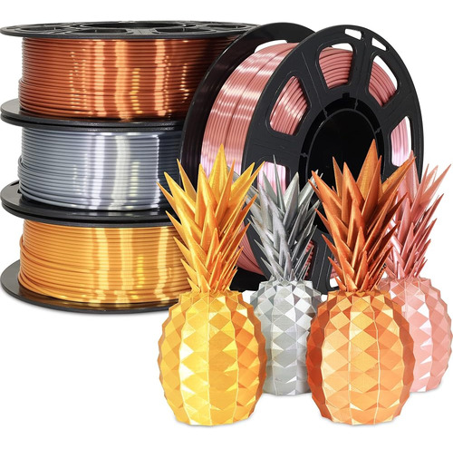 ~? Bblife 1.75mm 4 Carretes Silk Pla 3d Printer Filament Bun