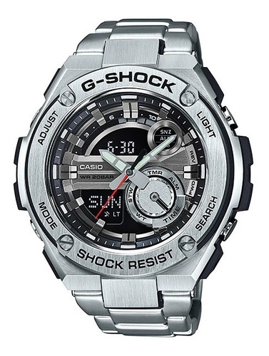 Reloj Casio G-shock G-steel Gst-210d-1a Agente Oficial Caba