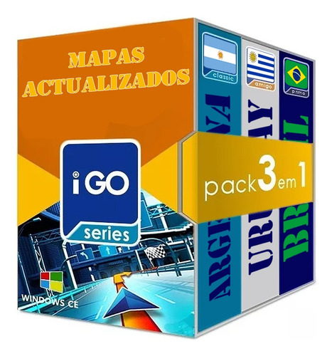 Actualizacion  Mapas Gps Igo Argentina Brasil Chile Uruguay