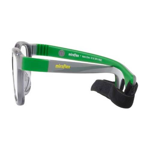 Armação Óculos De Grau Miraflex Mf4002 K614 44 Infantil Cor Cinza