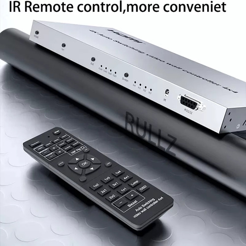 Video Wall Hdmi Com Switch Hdmi 4x4 4k 2 Em 1 Saída Optica