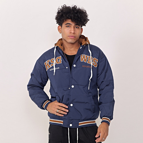 Campera Universitaria Hombre Importada Braavosi