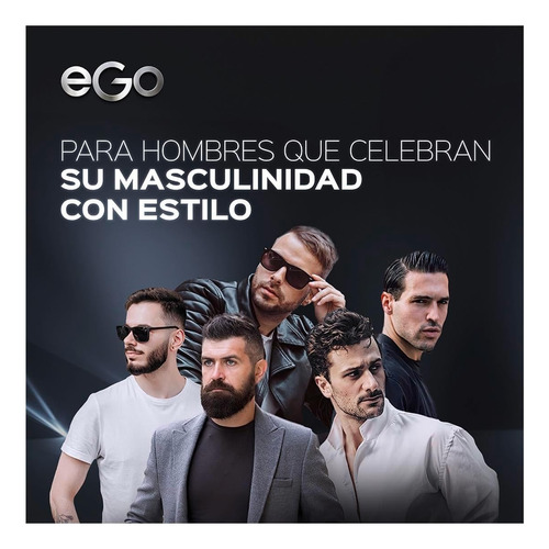 Shampoo Ego For Men Limpieza Profunda Carbón Activado 400ml
