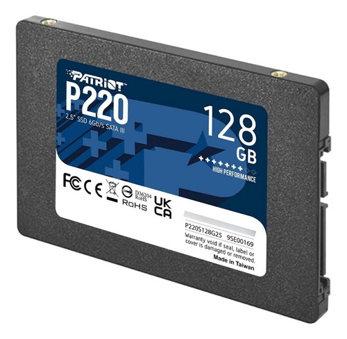 Disco Ssd Solido Interno 128gb 2,5 Patriot P220 Sata 3