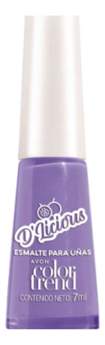 Avon Esmalte Uñas Color Trend D Licious X 7ml Color Celeste Arandano