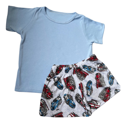 Pantaloneta Y Camiseta   Para Niños Morning