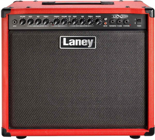 Amplificador De Guitarra Laney Lx65r 65w C/reverb Rojo
