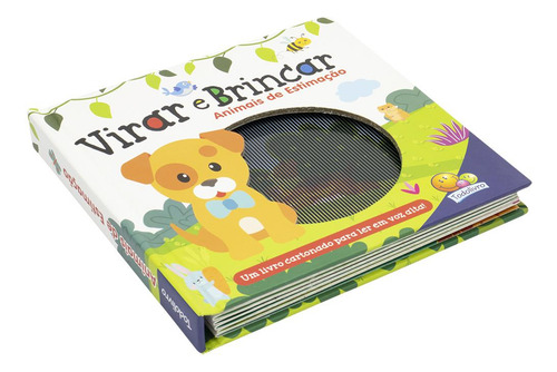 Virar e Brincar: Animais de Estimação, de Brijbasi Art Press Ltd. Editorial Todolivro Distribuidora Ltda., capa dura em português, 2022
