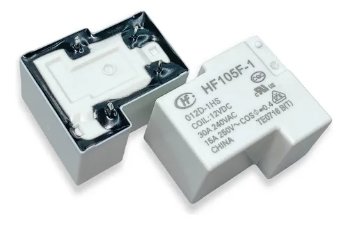 Relè Ad Alta Potenza HF105F-5-012D-1HST(136) 12VDC 30A 4 Pin - 10 Pezzi Nuovi - Foto 4