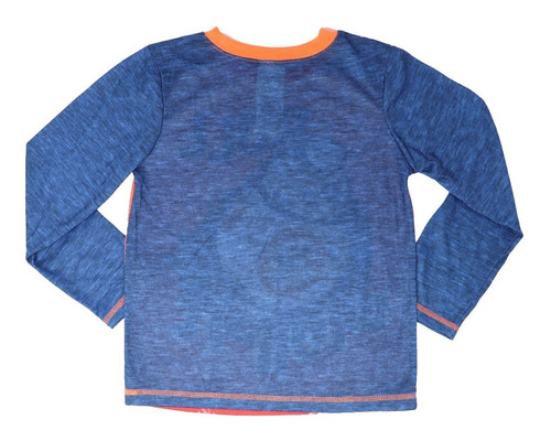 Pijama Para Niño Lego Star Wars Azul Con Naranja