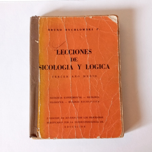 Lecciones De Sicología Y Lógica - Bruno Rychlowski