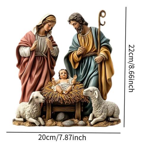Belén Navideño, Conjunto De Adornos De Natividad,