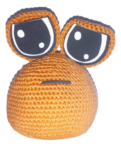 Pou Triste Amigurumi 23*20*14