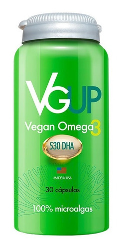 Omega 3 Vegano Microalgas Marinas Alto Dha Up Gluten Free