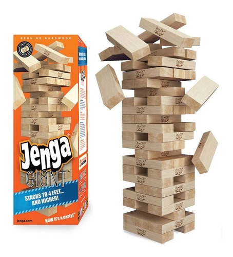 Jenga Gigante Alto 60cm Juego Didáctico Envíos Gratis Madera