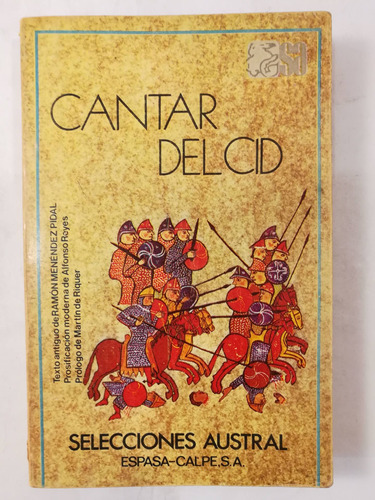 Cantar Del Cid, Anónimo, Espasa-calpe