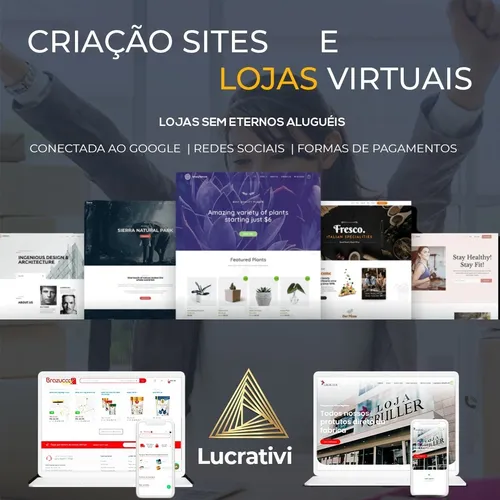 Criação Site+ Logo +identidade Visual+ Sistema De Afiliados ...