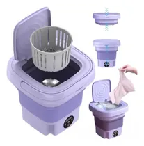 Comprar Minilavadora Plegable Lava Y Seca Portátil 220v Bluethy
