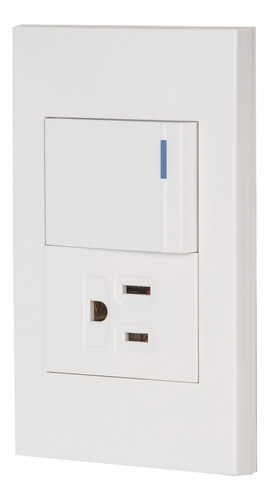 Imagen 1 de 4 de Placa Interruptor Y Contacto Linea Española Volteck 45591
