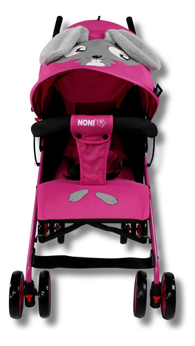 Carriola De Bastón Animada Noni Is-666 G Color Fucsia Chasis Negro