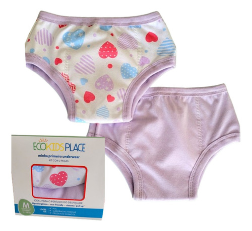 Calcinha Desfralde Diurno - Kit Com 2 Unid - Ecokids Place..