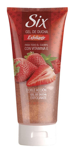 Gel De Ducha Exfoliante Six Frutilla 195ml Oferta