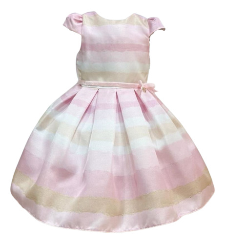 Vestido De Festa Infantil Rosa Delicate Petit Cherie 22012