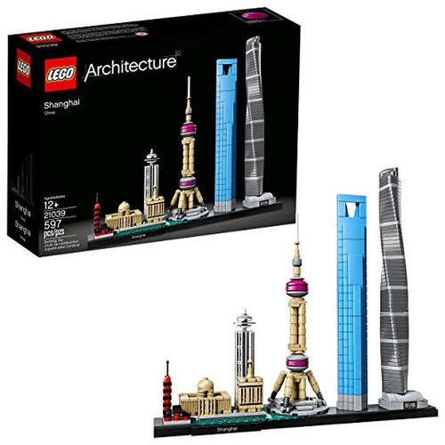 Lego Arquitectura Shanghai 21039 Kit De Construcción (597 Pi