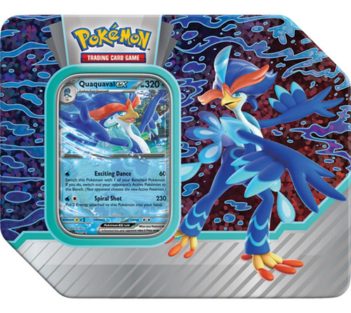 Pokémon Tcg: Paldea Partners Tin Quaquaval Ex 2023