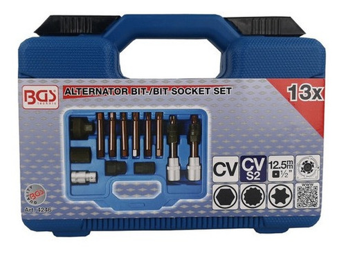 Imagen 3 de 4 de Bgs 4246 12 Dados Para Poleas De Alternador, Entrada De 1/2