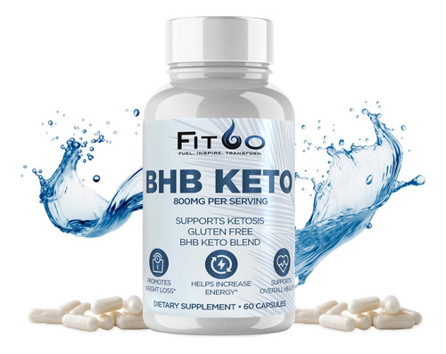 Fit60 Pildoras De Dieta Keto Para Hombres Y Mujeres, Aumenta