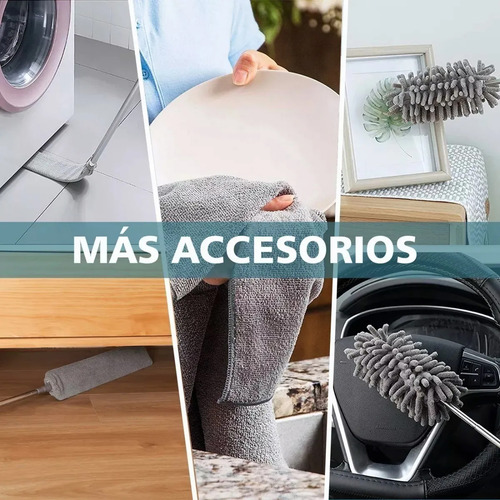 Plumero De Microfibra Retráctil Para Limpieza De Techo, 7 U