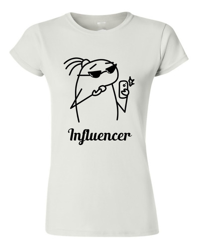 Playera Profesiones Trabajos Influencer Damas Mamas M2792