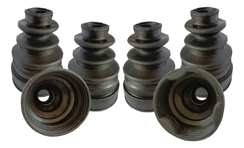 Kit 2 Gomas Tripoide Y 2 Gomas Triceta Para Toyota Corolla