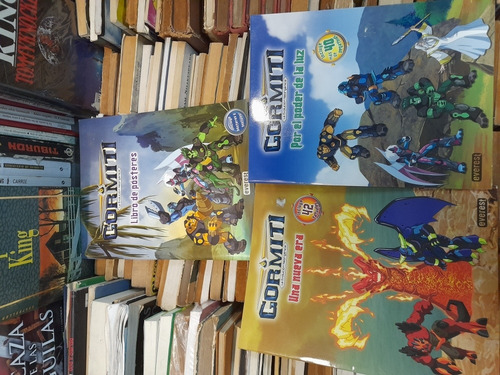 Lote 9 Libros Gormiti Cómo Dibujar, Señor Mar Aire Tierra