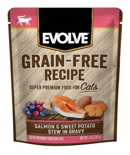 Evolve Pouch Gato Salmon 85 G