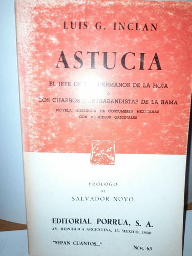 Astucia El Jefe De Los Hermanos De La Hoja (Usado)