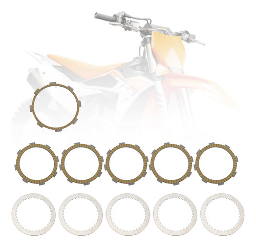 Kit De Discos De Embrague For 90132011000 Rc200 14-22