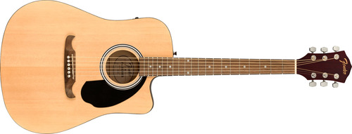 Fender Fa-125ce Dreadnought Guitarra Acústica, Natural