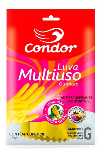 Guantes Para Limpieza Multiuso 3 Talles Condor P G 